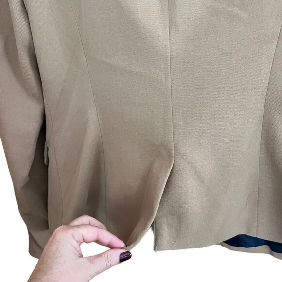 Merona camel/tan color fully lined blazer women’s size 8 - Picture 4 of 10